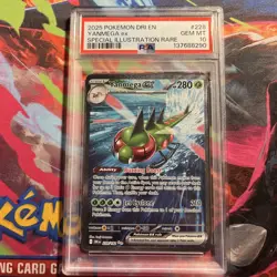 Pokemon Destined Rivals Yanmega ex Special Illustration Rare SIR #228/182 PSA 10 - Image 1