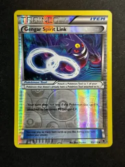 Gengar Spirit Link 95/119 Reverse Holo Phantom Forces Pokemon TCG MP w/ indent - Image 1