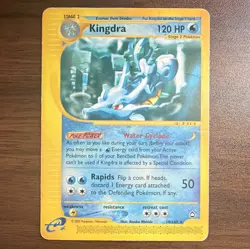 Pokemon Kingdra 019/147 Aquapolis Regular Rare Stage 2 120 HP English - Image 1