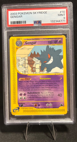 2003 POKEMON SKYRIDGE 10/144 GENGAR PSA 9 - Image 1