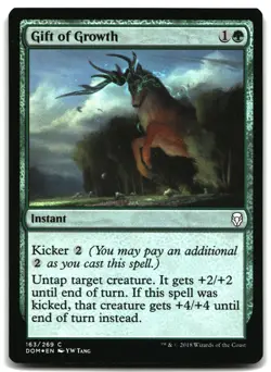 MTG Gift of Growth Foil C Dominaria 163 LP - Image 1