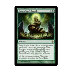 WOTC MtG Mirrodin Besieged Green Sun's Zenith (R) EX - Image 1