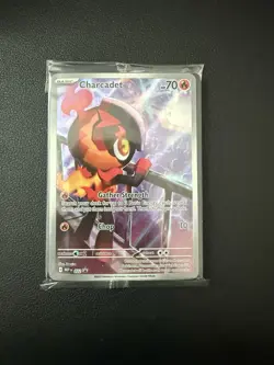 Pokemon TCG Phantasmal Flames ETB Promo - Sealed - Charcadet MEP 022 - Image 1
