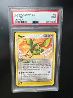 Pokemon Flygon Non Holo Ex Dragon 15/97 PSA 9 MINT - Image 1