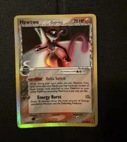 The Pokemon Company Mewtwo 12/113 Delta Species Holo Rare English 2005 70 HP - Image 1