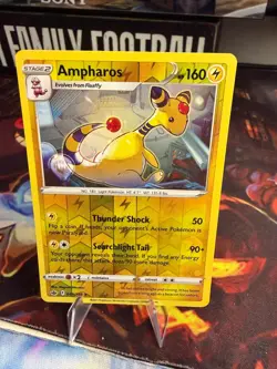 AMPHAROS 049/198 CHILLING REIGN Reverse Holo Rare Pokemon - Image 1