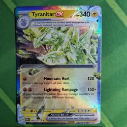 Tyranitar ex 066/197 Obsidian Flames Double Rare Pokemon NM - Image 1