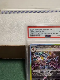 Pokemon TCG: 2025 PRE EN-Prismatic Evolutions, #147/131, Ceruledge EX SIR PSA 10 - Image 2