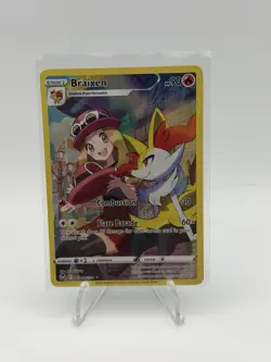 Braixen TG01/TG30 Silver Tempest Trainer Gallery Illustration Rare Pokemon NM - Image 1