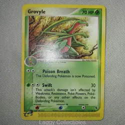 Pokemon Ruby & Sapphire 31/109 Grovyle - Uncommon - Damaged - Image 3