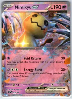 Mimikyu ex 004 Holo Promo Scarlet & Violet Promo Pokemon Holo Near Mint - Image 1