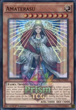 1st ed Amaterasu super rare TDIL-EN035 Yugioh - Image 1
