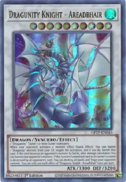 ( DRAGUNITY KNIGHT - AREADBHAIR ) - Ultra - GFTP-EN043 - 1st NM - Yu-Gi-Oh - Image 1