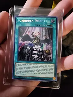 Forbidden Droplet ROTD-EN065 Secret Rare 1st Ed. LP Yu-Gi-Oh! - Image 3