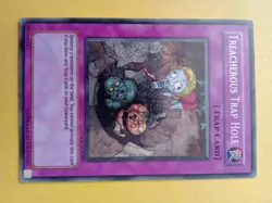 Treacherous Trap Hole CSOC-EN089 Secret Rare Yugioh - Image 1