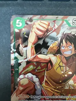 Monkey.D.Luffy (OP16 Release Event Winner) P-135 One Piece Promotion Cards Foil - Image 2