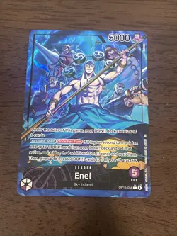 One Piece Enel OP15-058 Alternate Art Adventures On Kami’s Island - Image 1
