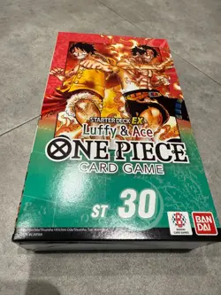One Piece Card Game: Starter Deck (ST-30) Luffy & Ace - New & Sealed - Image 1
