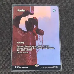 Ponder - 0013 - M - Borderless - Non-Foil - Spider-Man - MTG - NM/M - Image 1