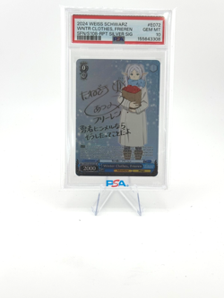 Frieren Beyond Journey's End Winter Clothes Frieren SP Silver Signature PSA 10 - Image 1