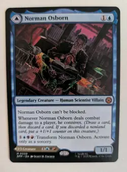 Magic: The Gathering x Marvel Norman Osborn Trading Card – Regular Finish - Image 1
