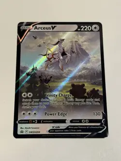 Arceus v SWSH204 Sword & Shield Promo Holo Pokemon TCG Card 2022 C - Image 1