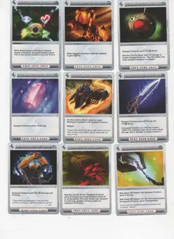 Chaotic lot #011. Lot of 9 Battlegear cards - Image 1