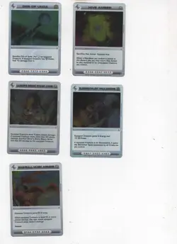 Chaotic lot #139. Lot of 5 Rare Battlegear cards. - Image 1