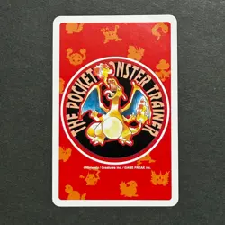 S7016 Zapdos 4 of Diamonds Red Charizard Deck Playing Poker Card Pokemon M30 - Image 2