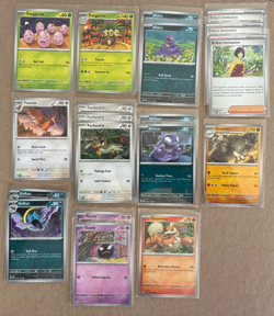2023 Pokemon Scarlet & Violet 151 - 162 CARD LOT - Holos Reverse Holos Included! - Image 4