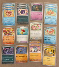 2023 Pokemon Scarlet & Violet 151 - 162 CARD LOT - Holos Reverse Holos Included! - Image 5