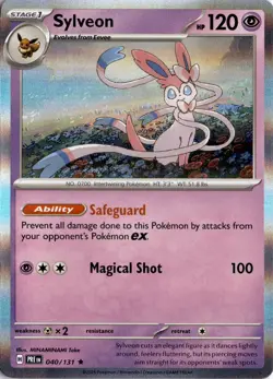 Sylveon 040/131 SV: Prismatic Evolutions Pokemon Card TCG - Image 1