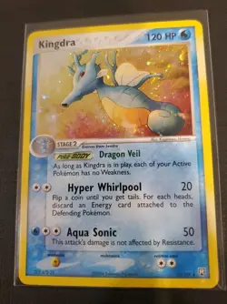 Kingdra 12/109 Team Rocket Returns Holo 2005 Pokemon card - Image 1