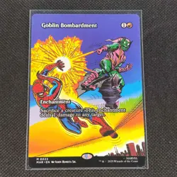 Goblin Bombardment - 0023 - M - Borderless - Non-Foil - Spider-Man - MTG - NM/M - Image 1
