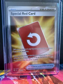 Special Red Card 113/086 Me04: Chaos Rising Holo - Image 1