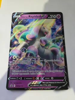 Galarian Rapidash V SWSH111 Jumbo Cards Holo - Image 1