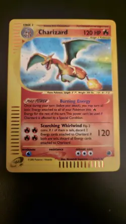 Pokemon Card Charizard 6/165 Expedition Base E-Reader Holo Rare Vintage - Image 1