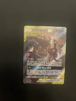Pokemon TCG Umbreon & Darkrai GX SM241 Tag Team Promo Card Sun & Moon - Image 1