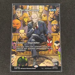 Clever Impersonator - 0008 - M - Borderless - Non-Foil - Spider-Man - MTG - NM/M - Image 1