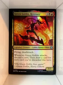 Green Goblin, Revenant 130 Marvel's Spider-Man MTG Foil NM - Image 1