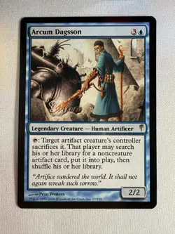 Magic the Gathering - Arcum Dagsson - Coldsnap - Image 1