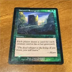 MTG Nature's Resurgence 7th Edition Foil Sorcery 259/350 - Image 1