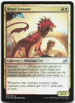 Regal Leosaur 202 Ikoria: Lair of Behemoths Magic: The Gathering Foil NM - Image 1