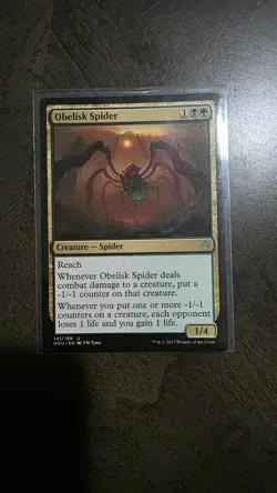 Obelisk Spider - HOU 0141 - Magic the Gathering - NM - Image 1