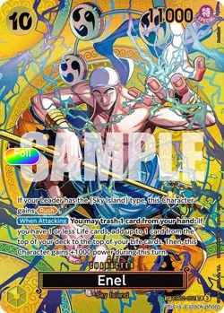 Enel (SP) [OP15-EB04 - EB02-052] - NM [Foil] TCG One Piece - Image 1