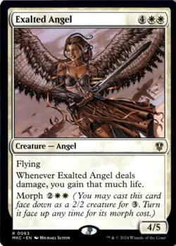 Exalted Angel Commander: Murders at Karlov Manor 63 NM MTG - Image 1