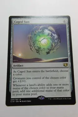 MTG Caged Sun x1- -Commander 2014-Lightly Played - Image 1