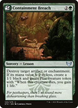 x4 Containment Breach STX MTG 125/275 UNCOMMON M/NM 4x - Image 1