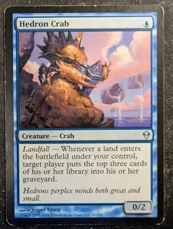 Hedron Crab - Zendikar (MTG) - Image 1