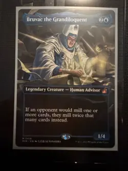 Bruvac the Grandiloquent (Anime Borderless) Ravnica Remastered Regular - Image 1